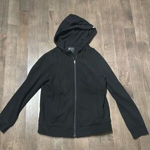 FIGS BLACK ZIP UP HOODIE